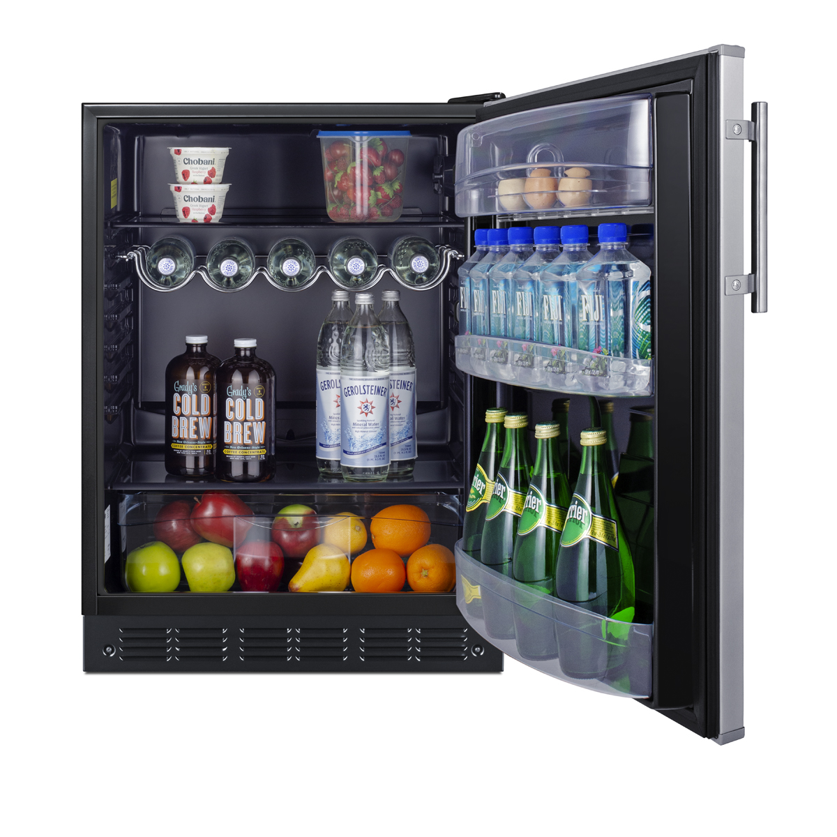 Summit 24 Inch Freestanding Refrigerator FF6BK2SS - View 5 | Fridge.com