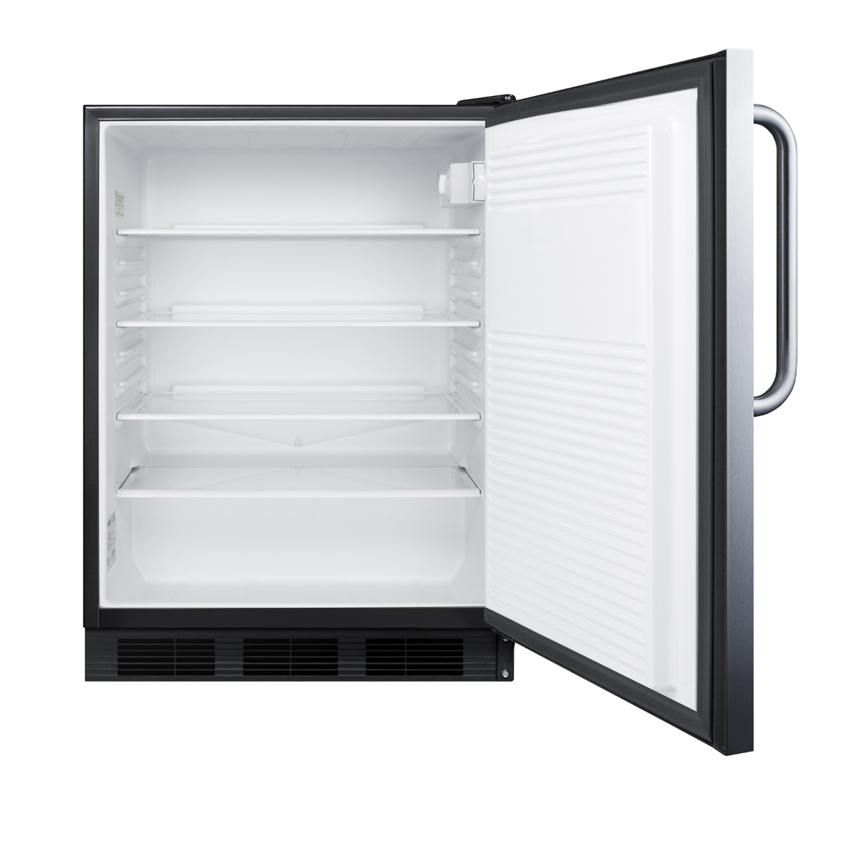 Summit 24 Inch Freestanding/Built In Undercounter Counter Depth Compact All-Refrigerator FF7BKBISSTB | Fridge.com