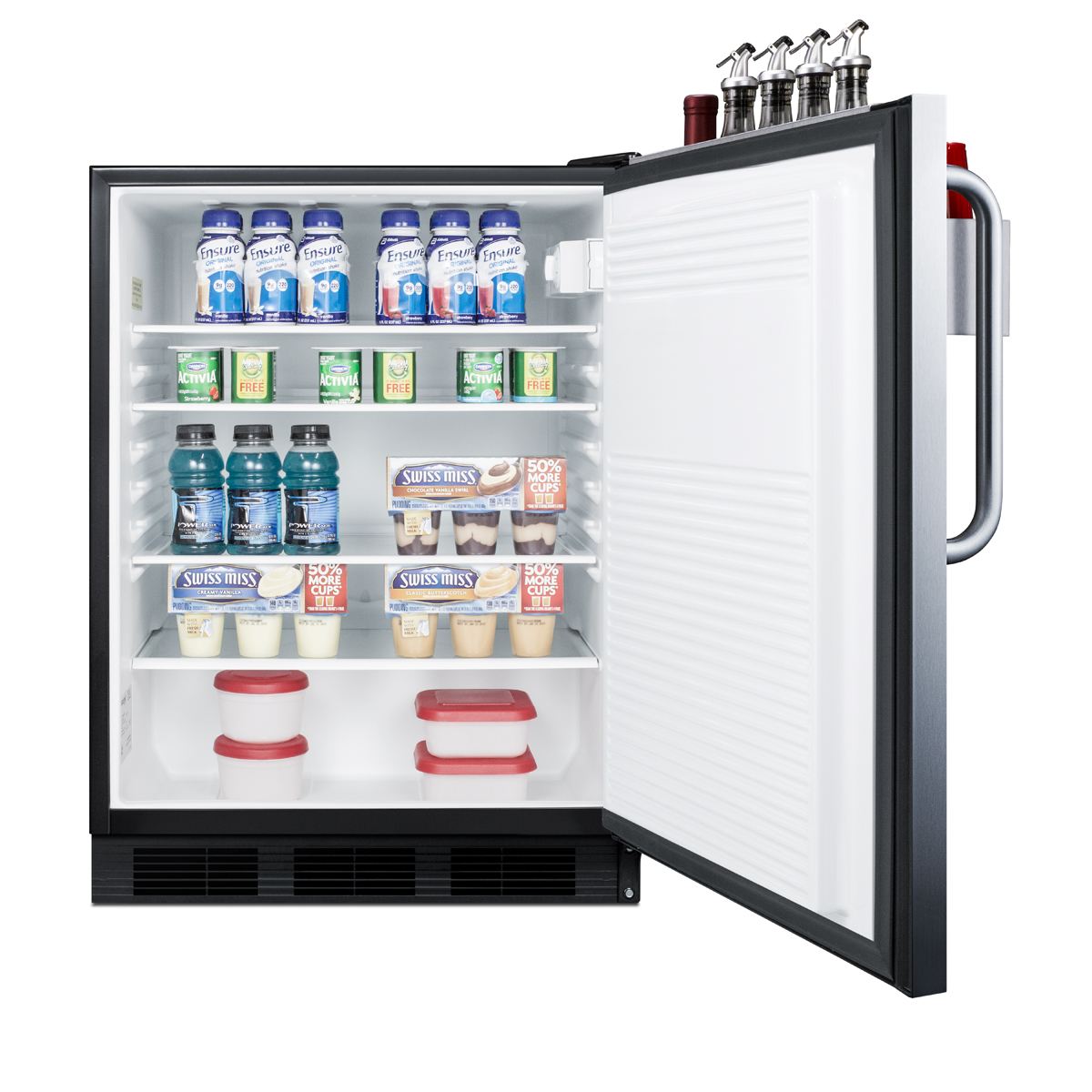 24" Wide Built-In All-Refrigerator, With Speed Rail - View 6 | Fridge.com
