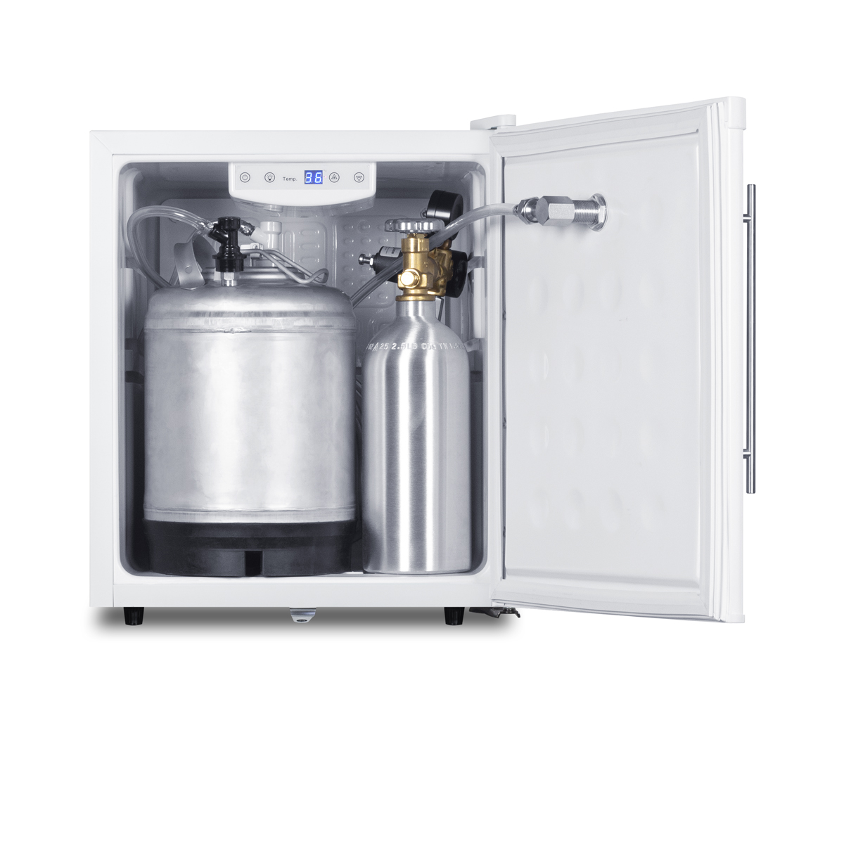 Summit Appliance 17" Wide Tabletop Front Tap Beer Kegerator - View 5 | Fridge.com