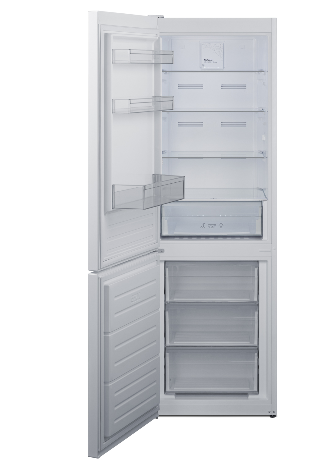 Summit 24 Inch 24" Counter Depth Bottom Freezer Refrigerator FFBF121WLHD | Fridge.com