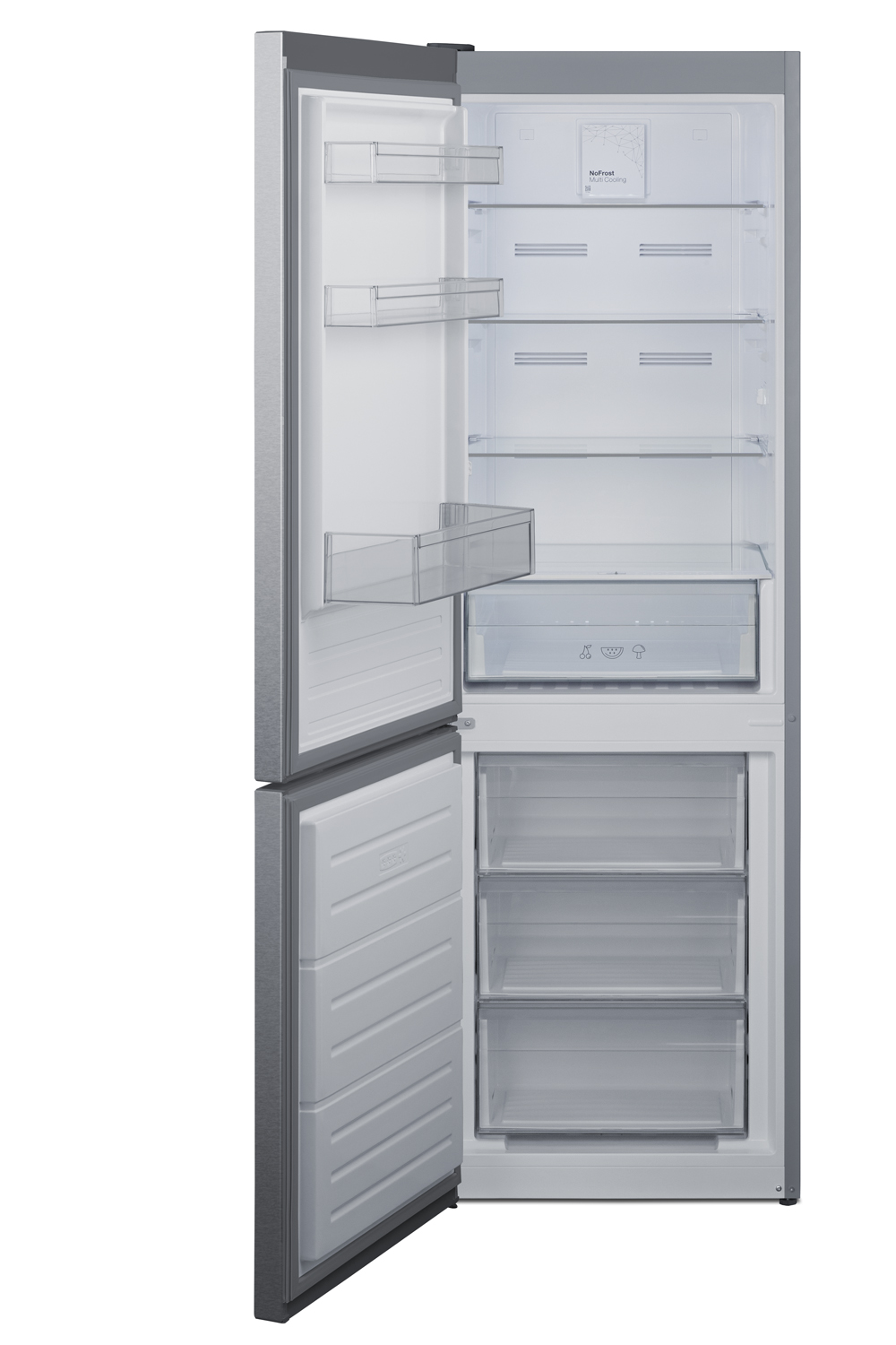 Summit 24 Inch 24" Counter Depth Bottom Freezer Refrigerator FFBF124SSLHD | Fridge.com