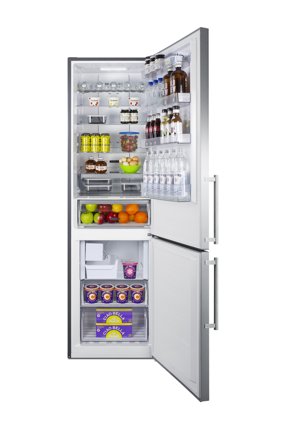 Summit Appliance 24" Counter Depth 11.7 Cubic Feet Bottom Freezer Refrigerator - View 5 | Fridge.com