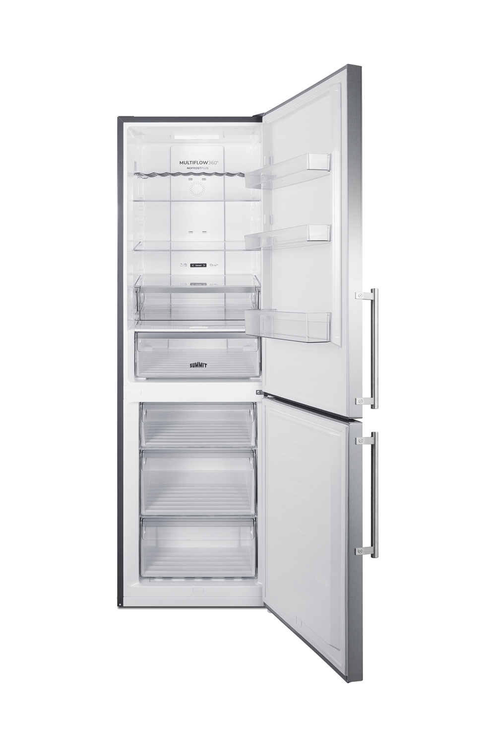 Summit Appliance 24" 10.6 Cubic Feet Energy Star Bottom Freezer Refrigerator - View 4 | Fridge.com