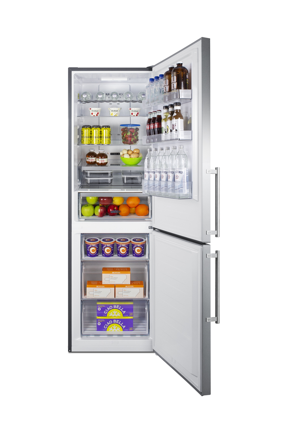 Summit Appliance 24" 10.6 Cubic Feet Energy Star Bottom Freezer Refrigerator - View 5 | Fridge.com