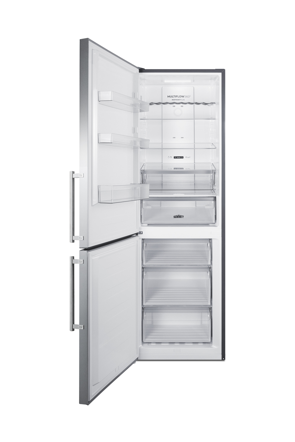 Summit Appliance 24" 10.6 Cubic Feet Energy Star Bottom Freezer Refrigerator - View 4 | Fridge.com