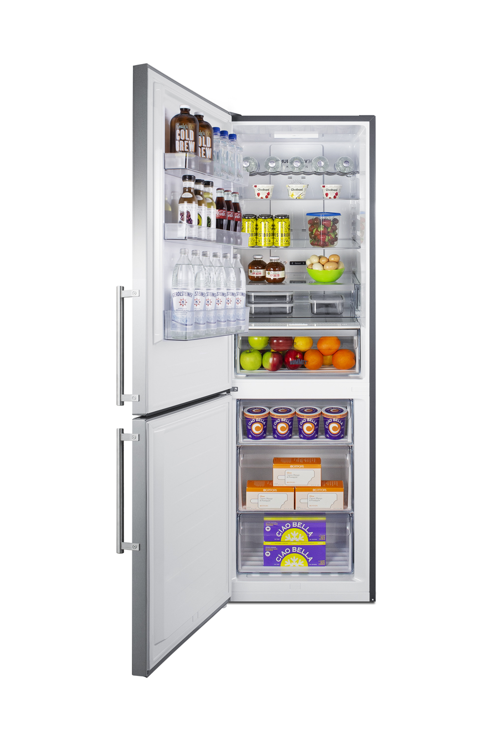 Summit Appliance 24" 10.6 Cubic Feet Energy Star Bottom Freezer Refrigerator - View 5 | Fridge.com