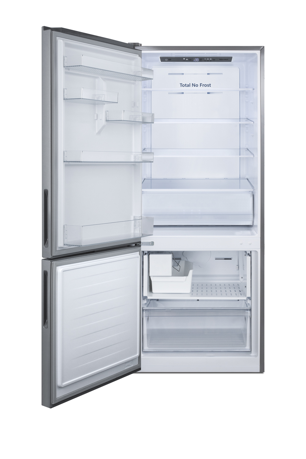 Summit 28 Inch 28" Counter Depth Bottom Freezer Refrigerator FFBF279SSXIMLHD - View 2 | Fridge.com