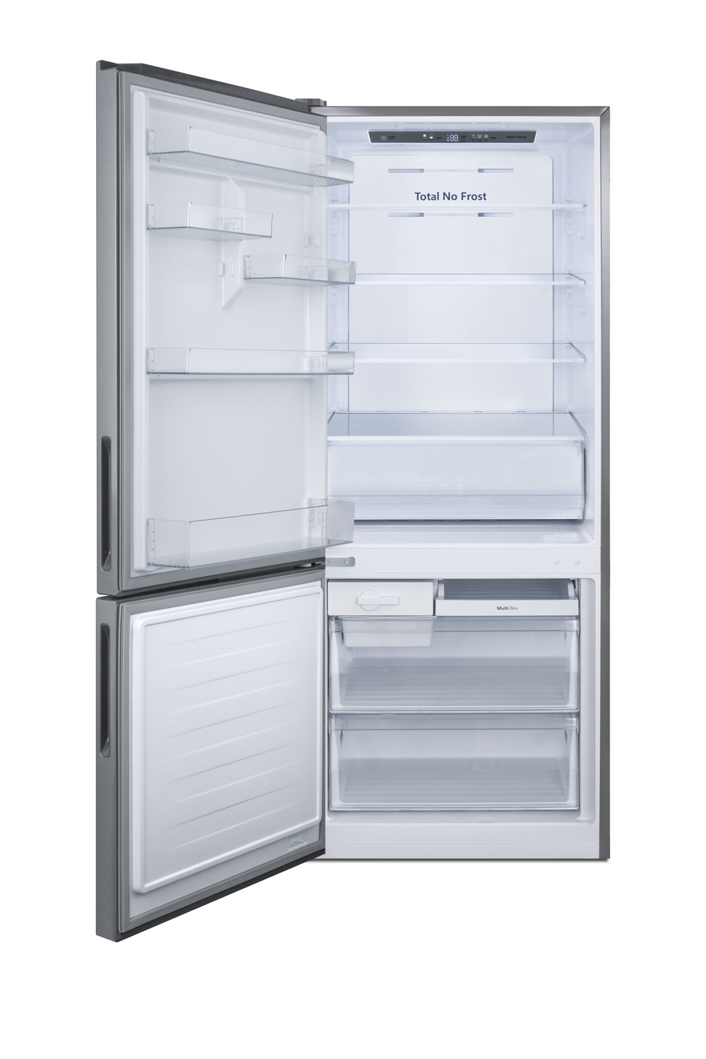Summit 28 Inch Counter Depth Bottom Freezer Refrigerator FFBF279SSXLHD - View 4 | Fridge.com