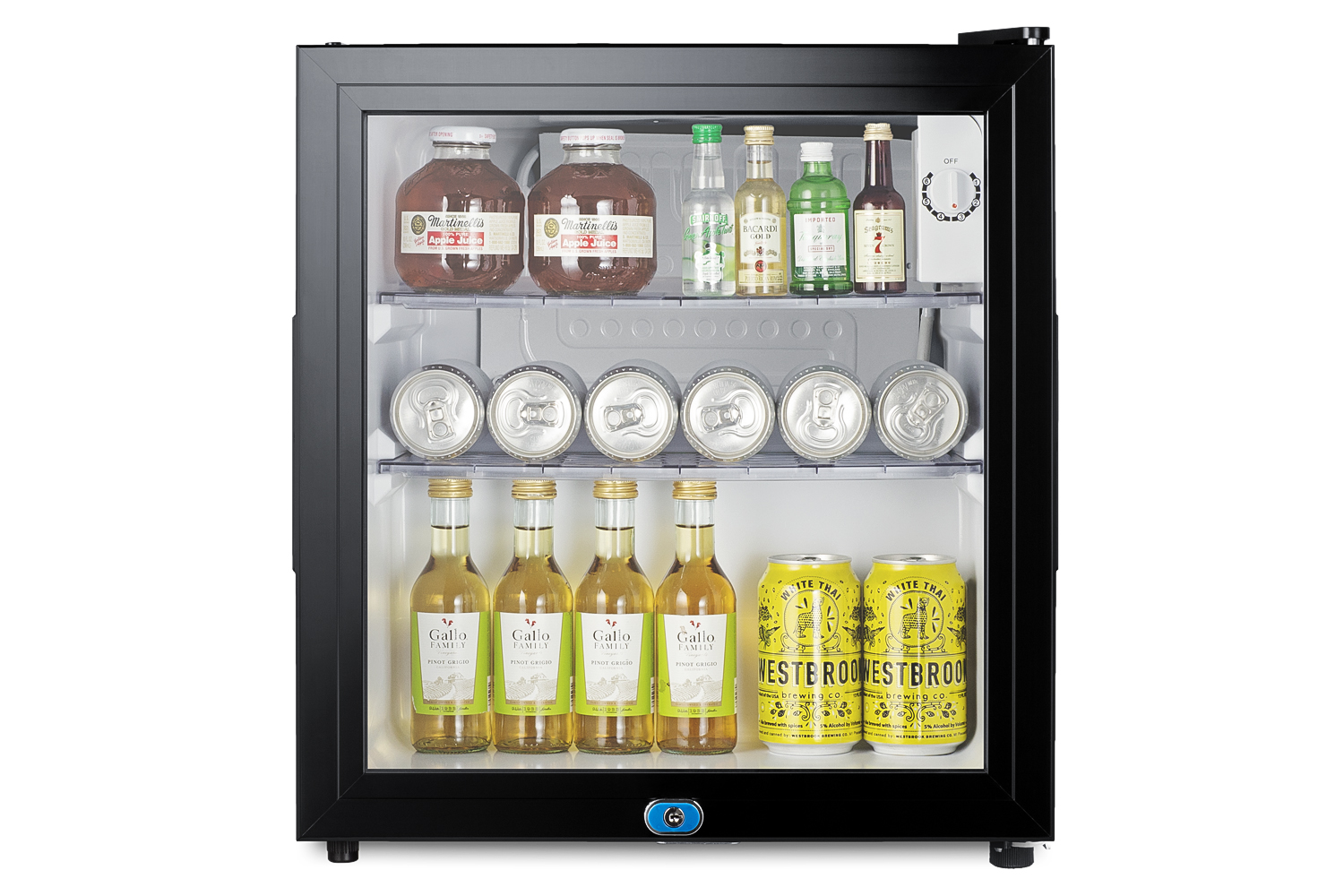 Summit 18 Inch Freestanding Refrigerator MB43GL - View 4 | Fridge.com