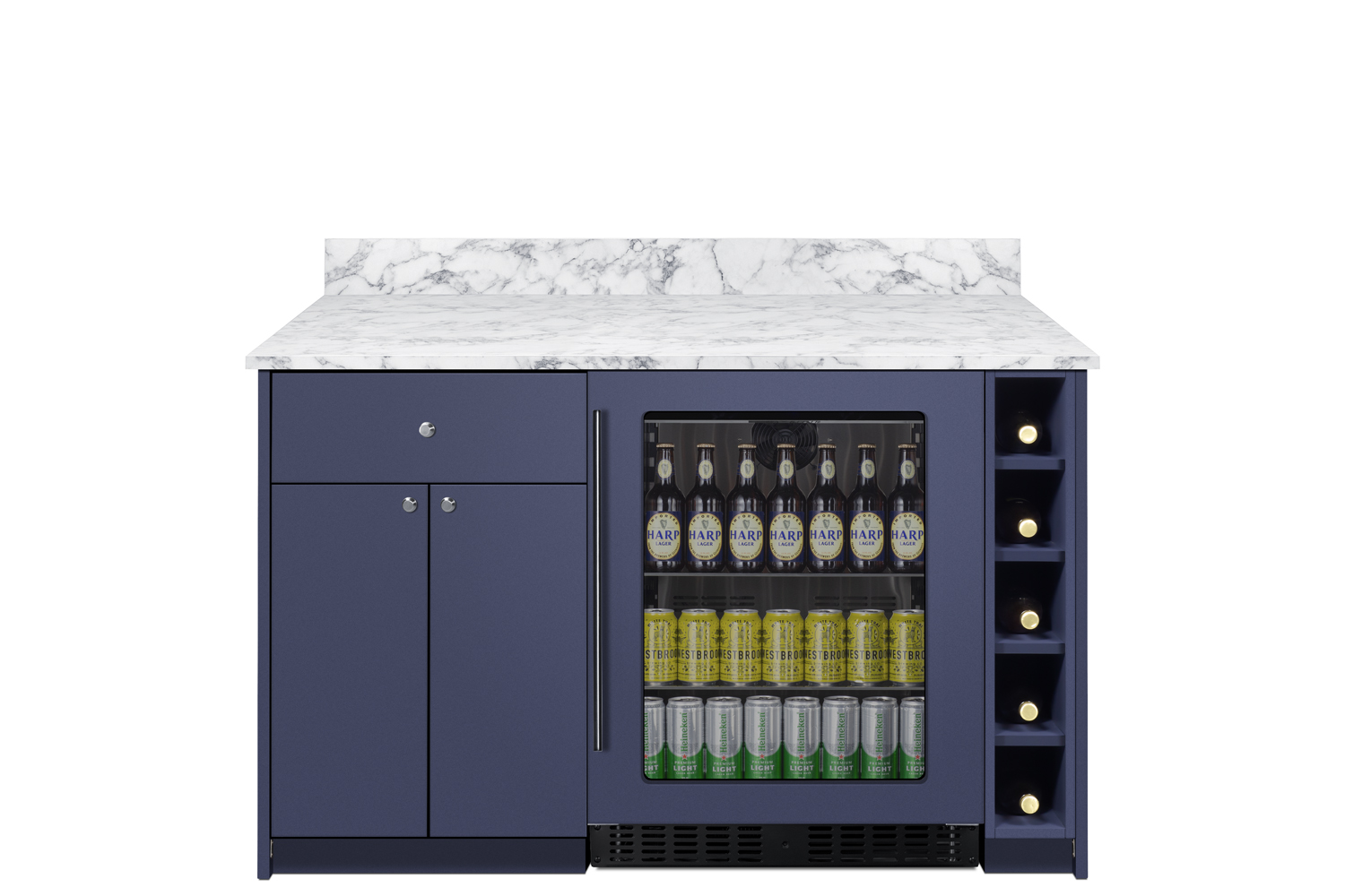 Summit Appliance Mesa Turnkey Dry Bar With Beverage Center And Storage,  ADA Height - View 2 | Fridge.com
