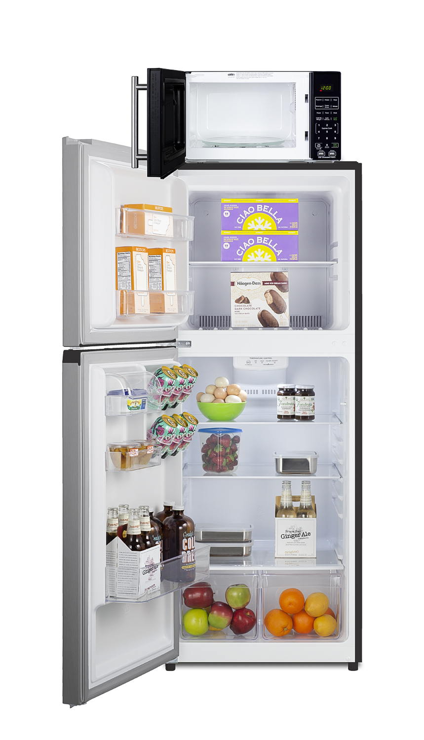 Summit 24 Inch 24" Top Freezer Refrigerator MRF1089PLALHD - View 4 | Fridge.com