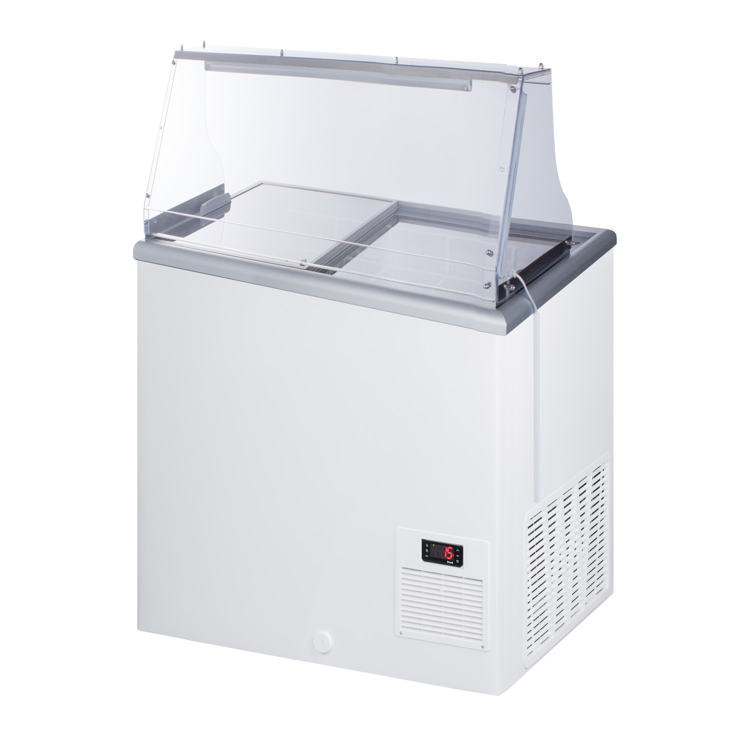 7.2 Cubic Feet Chest Freezer With Adjustable Temperature Controls - View 3 | Fridge.com