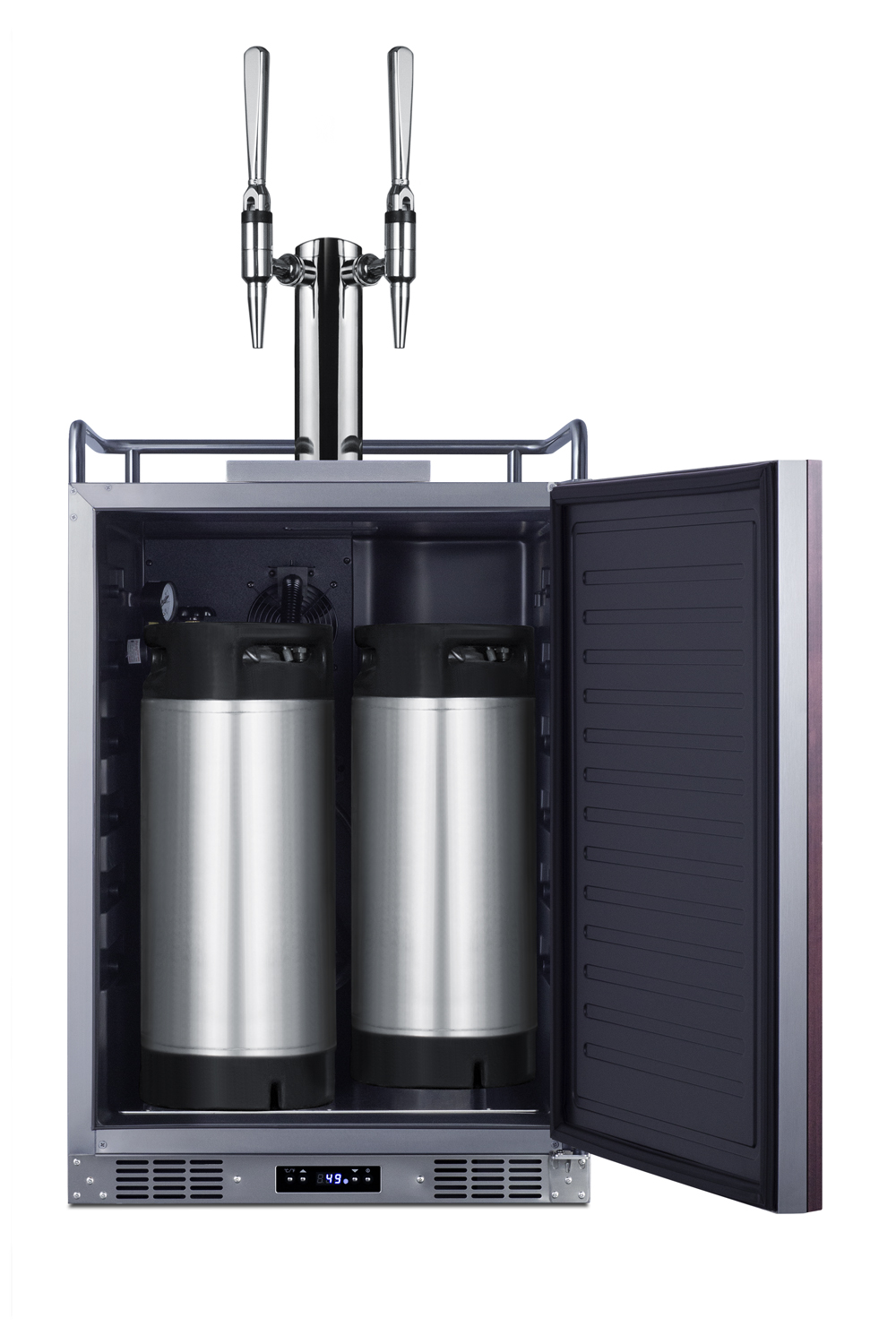 Summit Appliance 24" Wide Built-In Commercial/Residential Outdoor Nitro Coffee Kegerator - View 5 | Fridge.com
