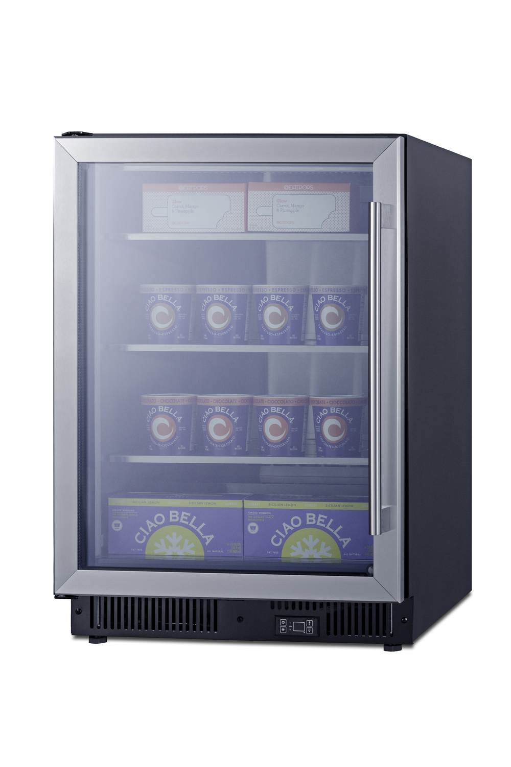 Summit Appliance 24" Wide Commercial Display Freezer - View 4 | Fridge.com
