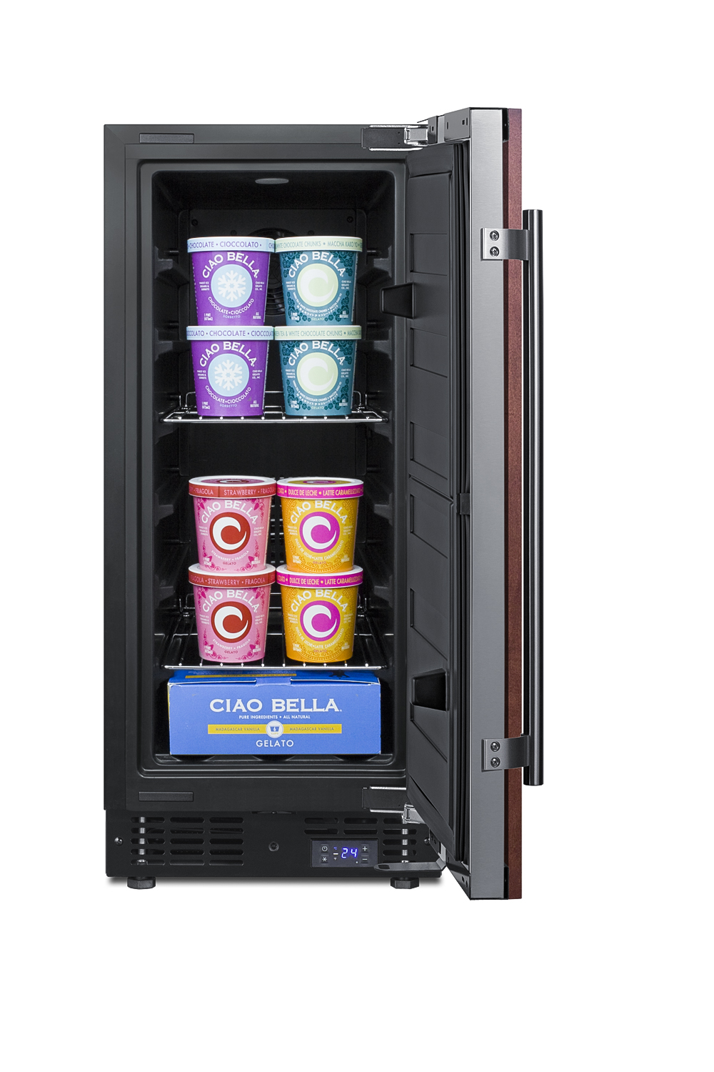 2.45 Cubic Feet Frost-Free Undercounter Upright Freezer With Adjustable Temperature Controls - View 4 | Fridge.com