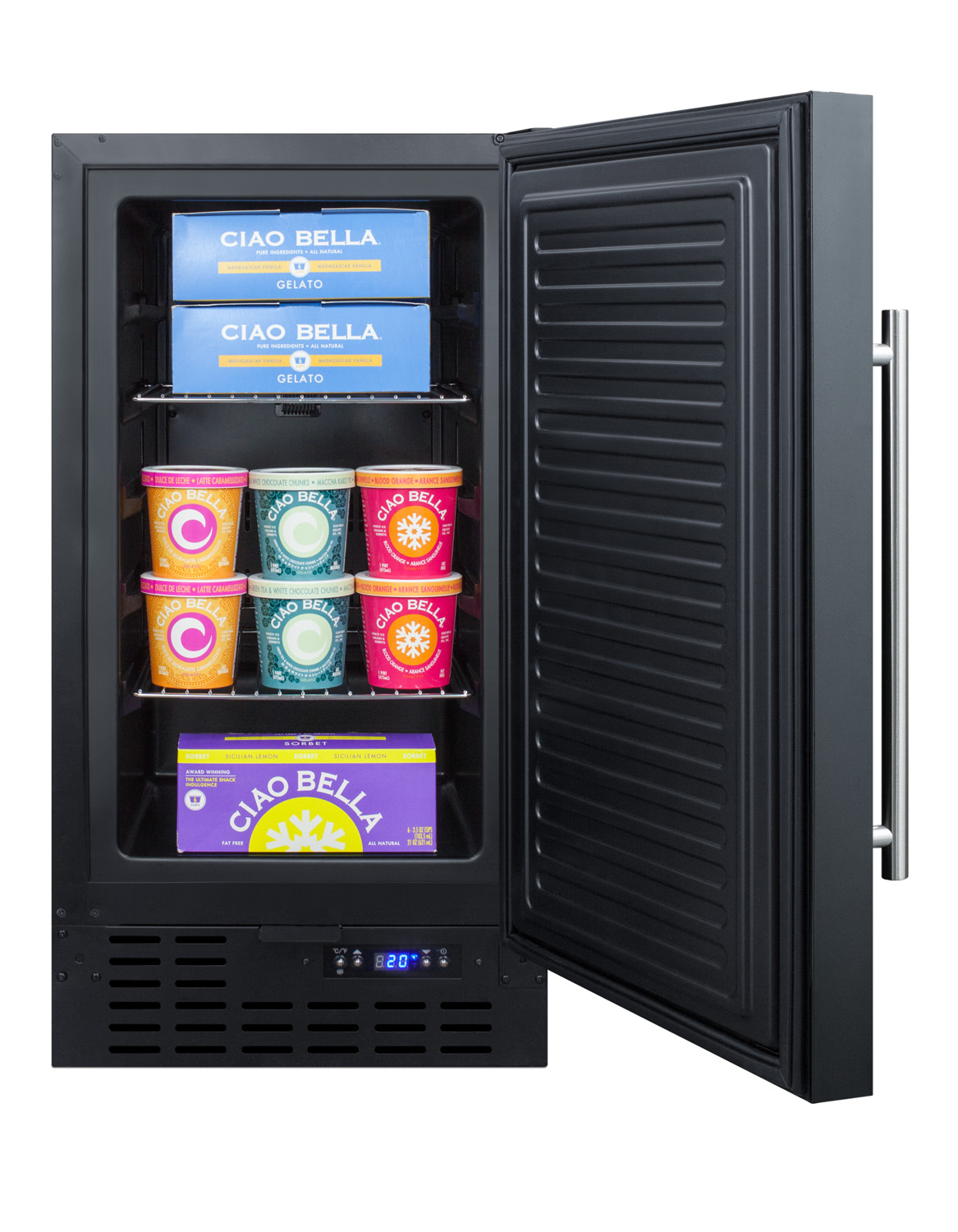 2.7 Cubic Feet Frost-Free Undercounter Upright Freezer With Adjustable Temperature Controls - View 4 | Fridge.com