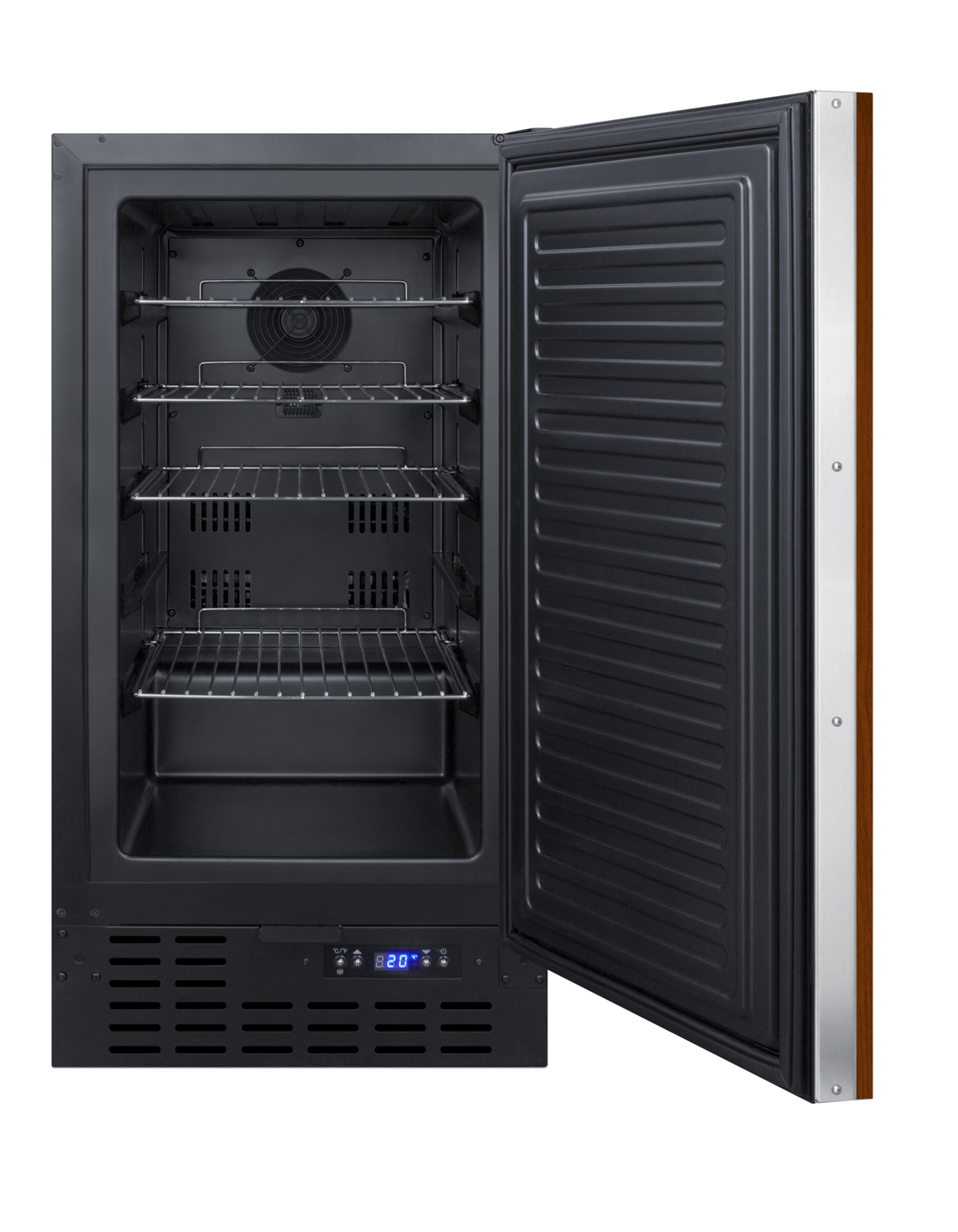 2.7 Cubic Feet Frost-Free Undercounter Upright Freezer With Adjustable Temperature Controls - View 3 | Fridge.com