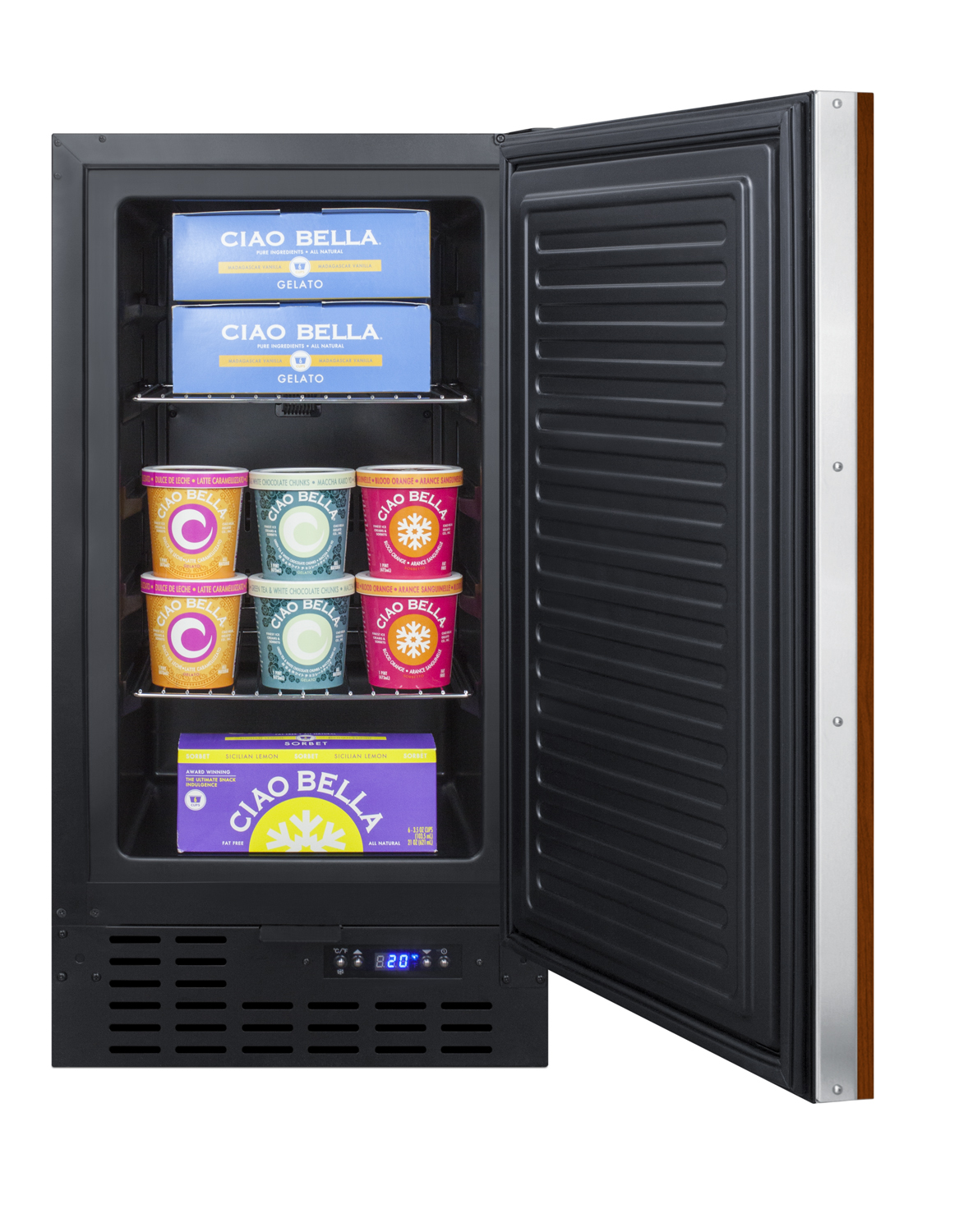 2.7 Cubic Feet Frost-Free Undercounter Upright Freezer With Adjustable Temperature Controls - View 4 | Fridge.com