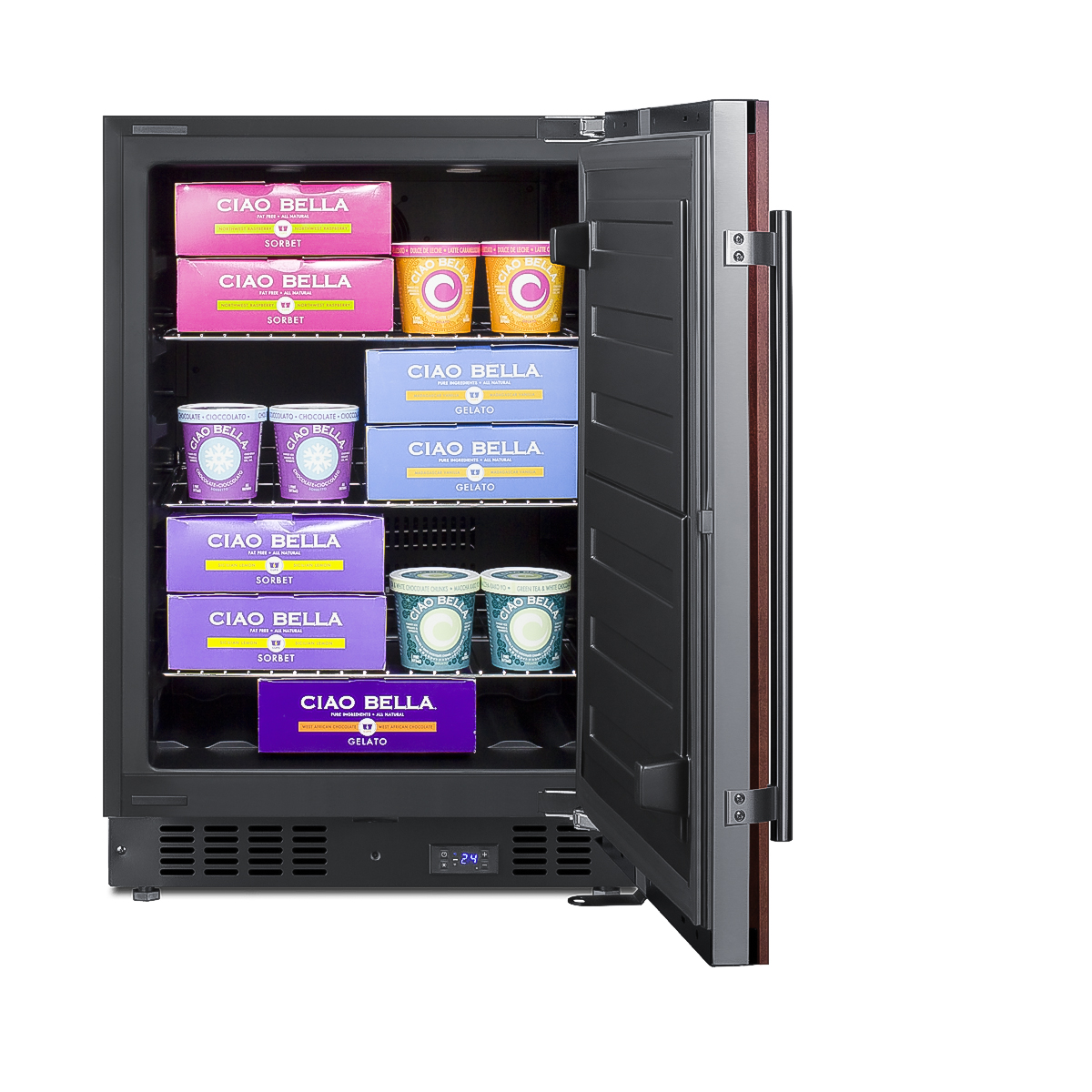 Summit Appliance 4.72 cu. ft. Frost-Free Panel Ready Upright Freezer - View 5 | Fridge.com