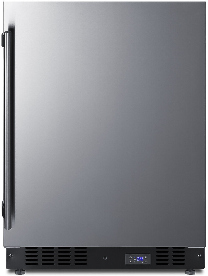 Summit 24" Built In Undercounter Compact Upright Freezer SCFF53BSSIM | Fridge.com
