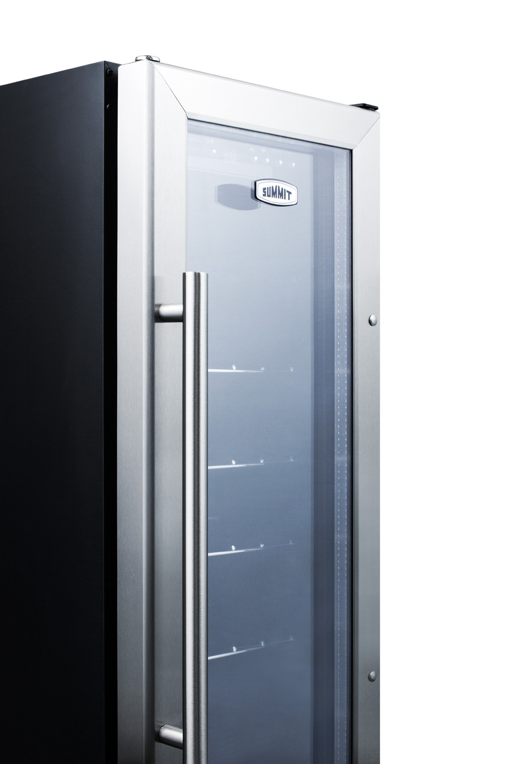 Summit Appliance 11.88'' W 60 Cans (12 oz.) 2.2 Cubic Feet Beverage Cooler With Reversible Door - View 5 | Fridge.com