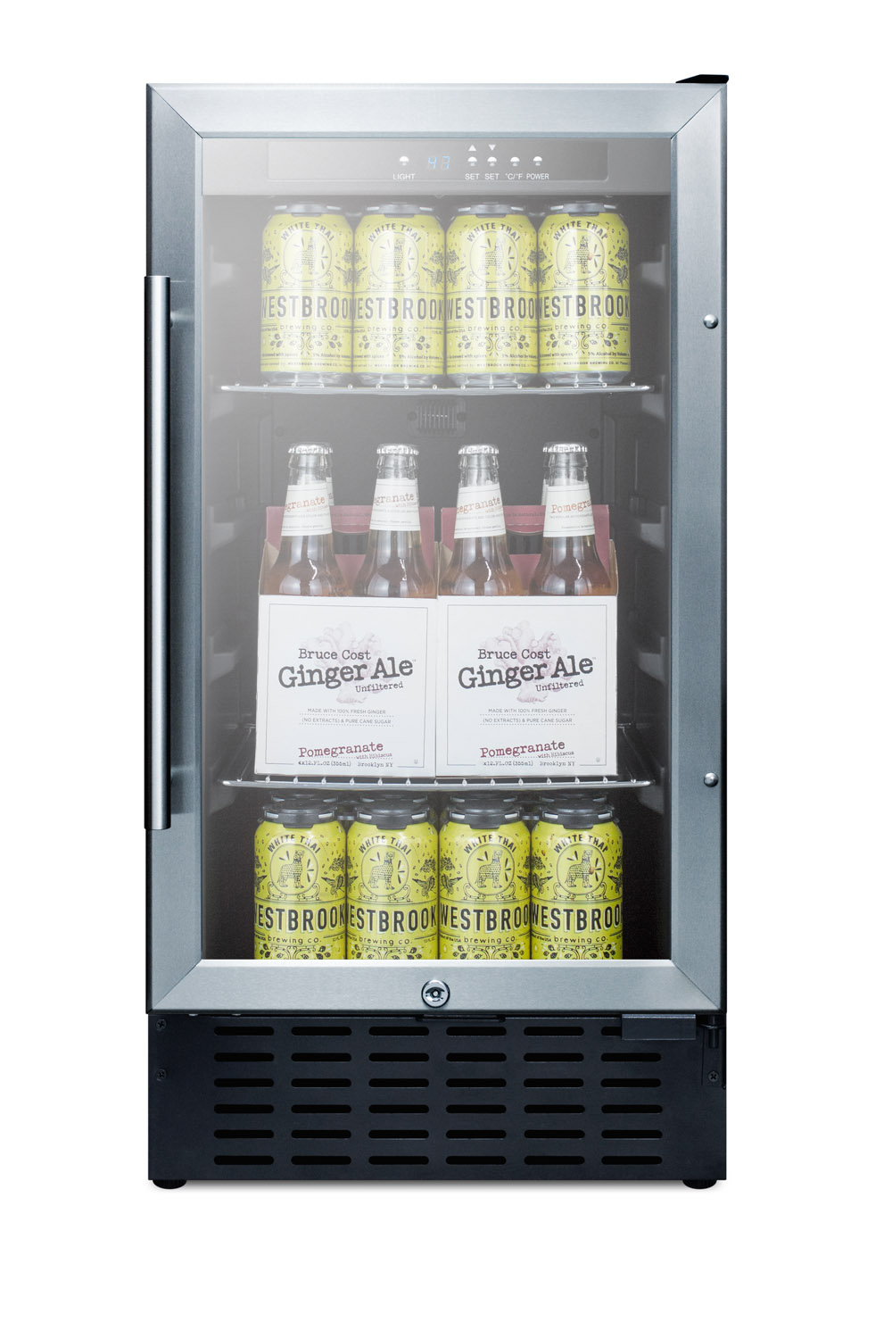 Summit 18" Built In Beverage Center SCR1841BCSS | Fridge.com