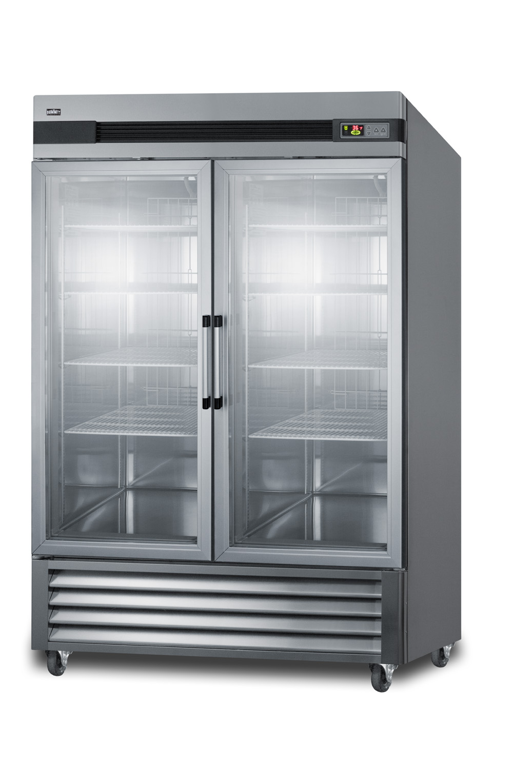Summit 54 Inch Commercial 54" French Door Refrigerator SCR49SSG - View 6 | Fridge.com