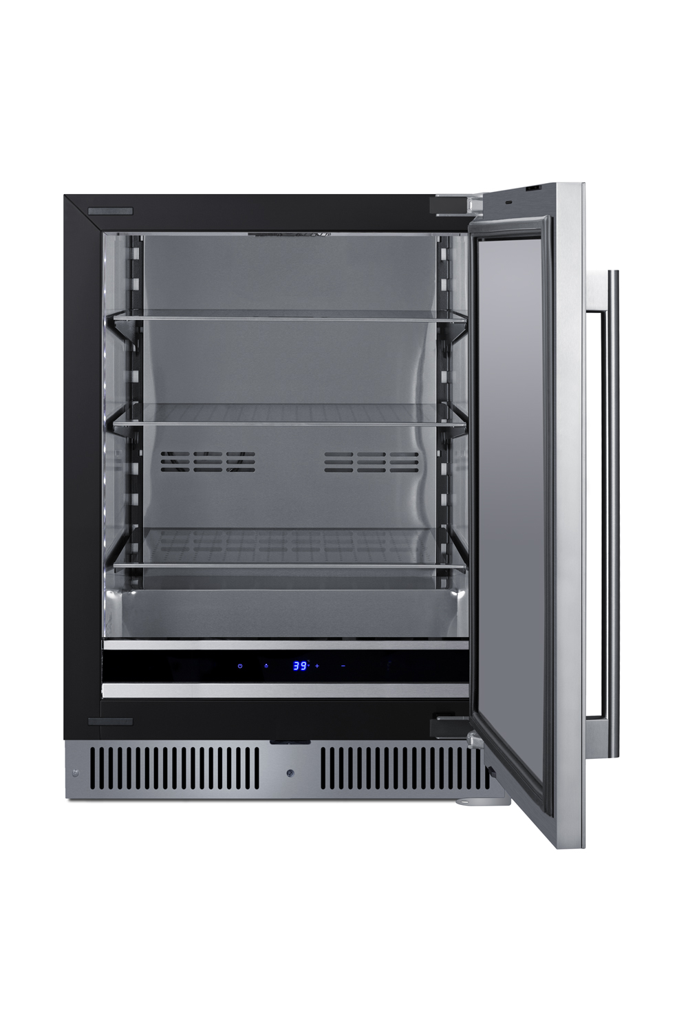 Summit Appiance 24" Wide Built-In Shallow-Depth All-Refrigerator - View 4 | Fridge.com