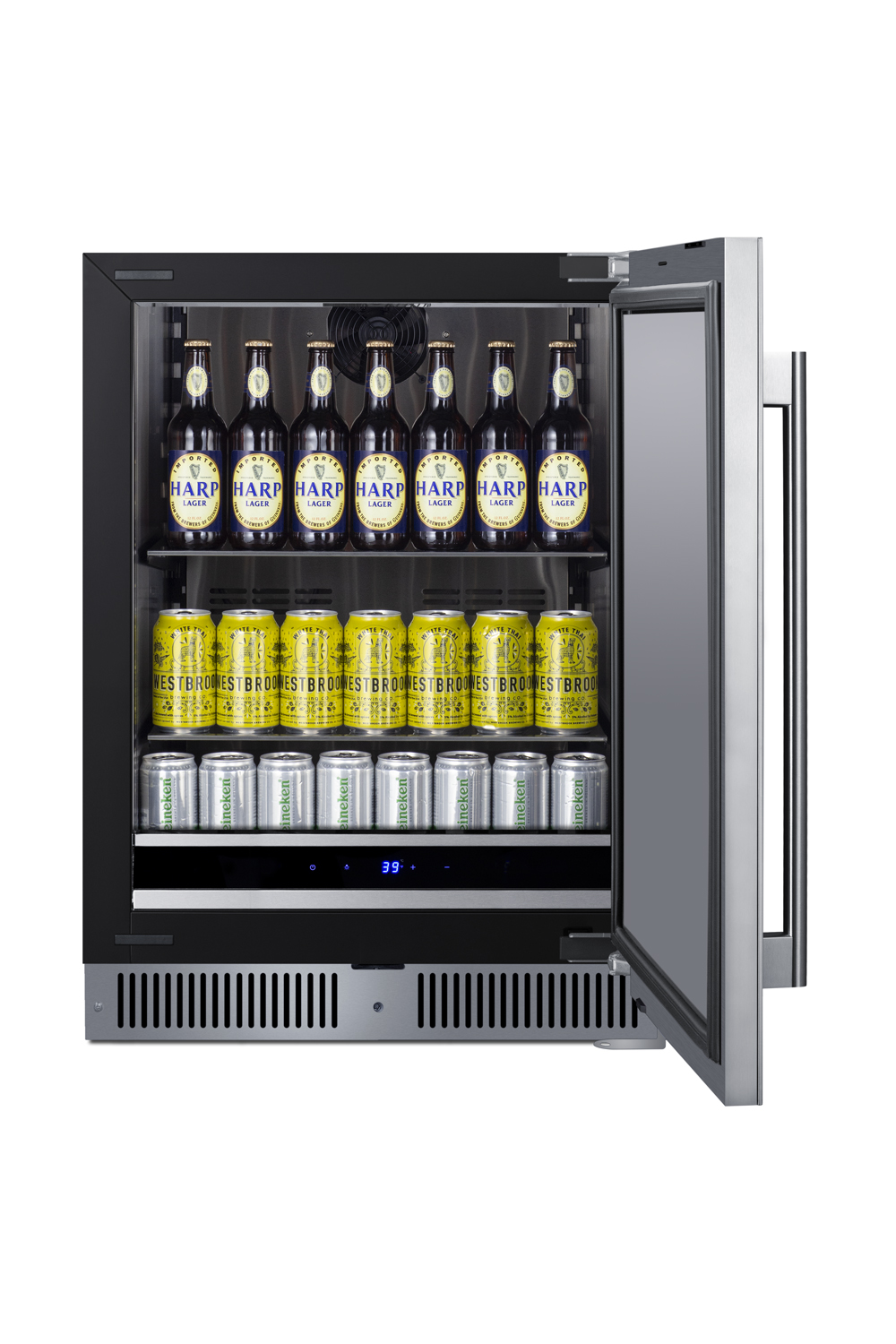 Summit Appiance 24" Wide Built-In Shallow-Depth All-Refrigerator - View 5 | Fridge.com