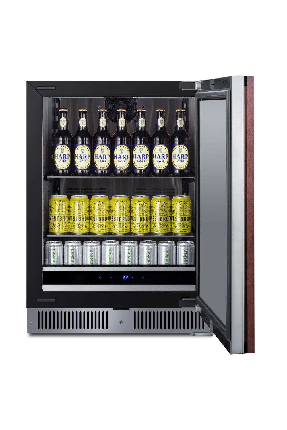 Summit Appiance 24" Wide Built-In Shallow-Depth  Panel Ready All-Refrigerator - View 5 | Fridge.com