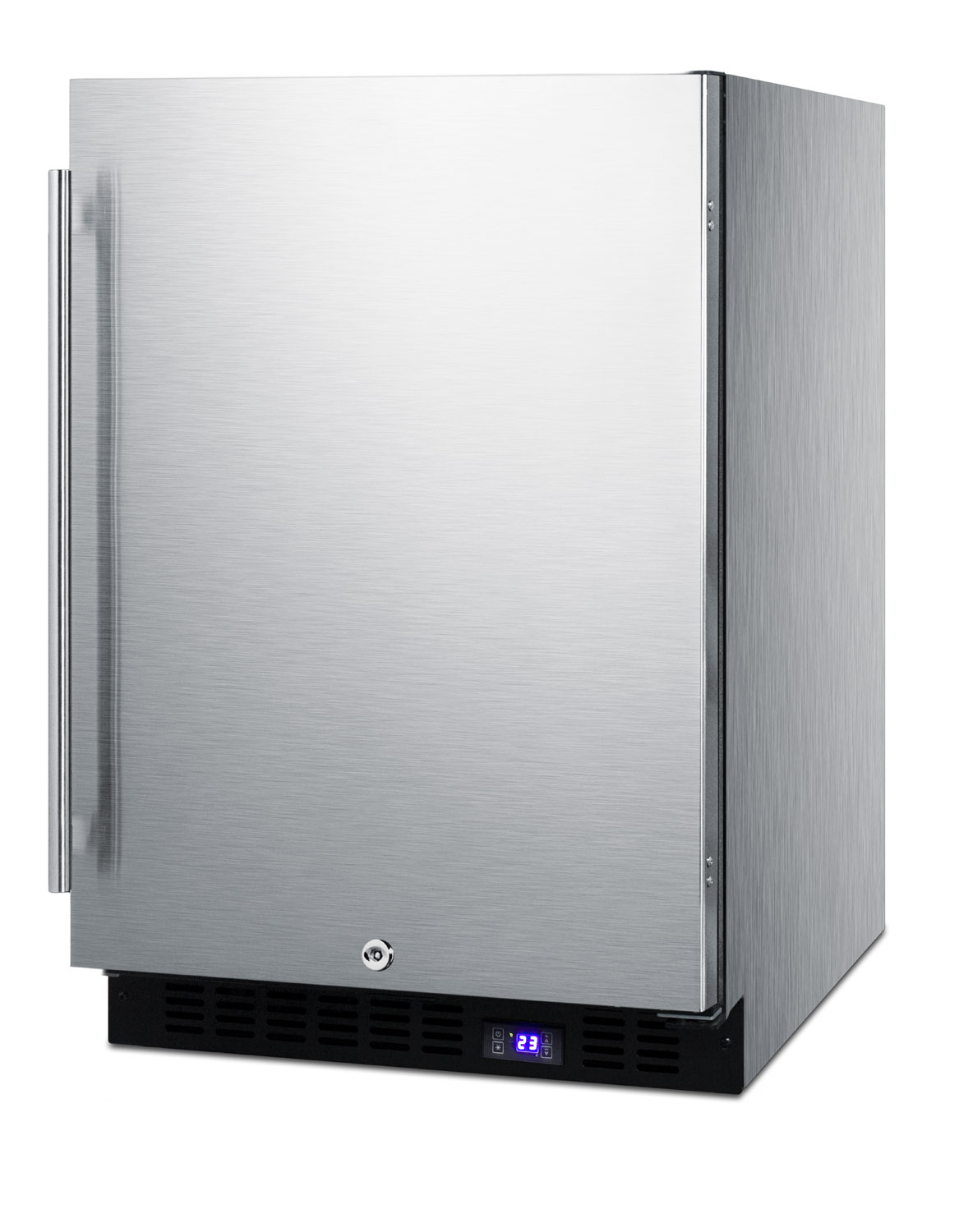 Summit 24" Freestanding/Built In Undercounter Counter Depth Compact Upright Freezer SPFF51OSCSSIM | Fridge.com