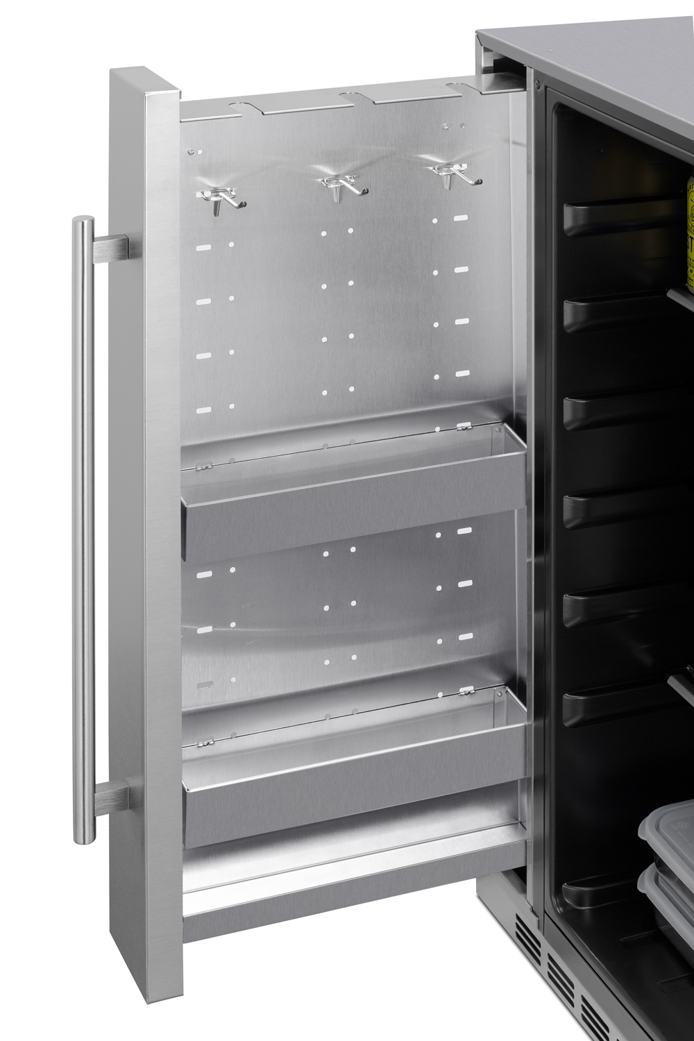 Summit 24 Inch 24" Freestanding/Built In Undercounter Compact All-Refrigerator SPR196OS24 | Fridge.com