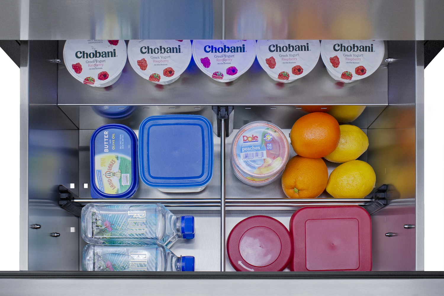 Summit Appliance - 27" Wide 2-Drawer All-Refrigerator - Steel - View 5 | Fridge.com