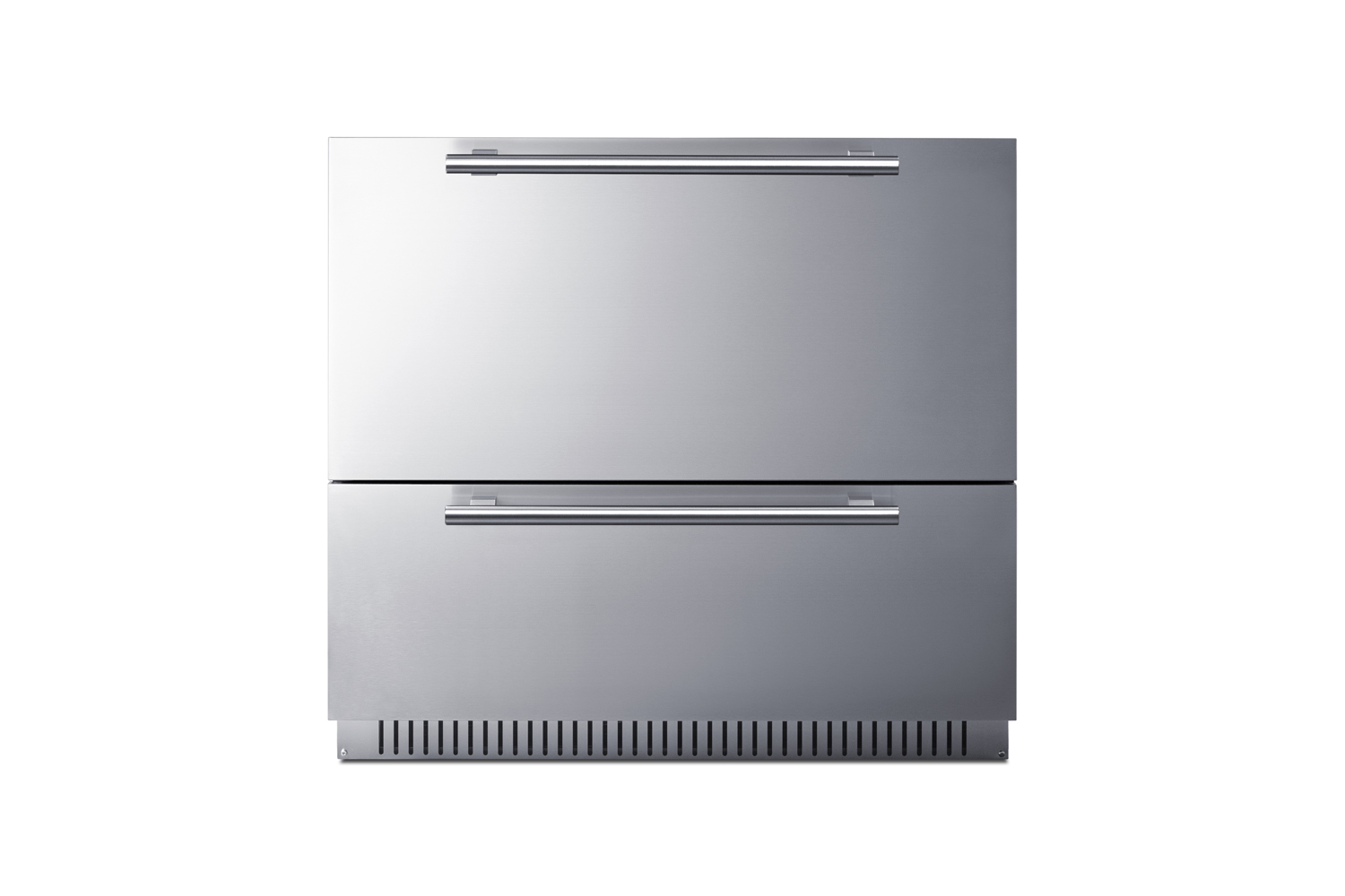Summit - 36" Wide 2-Drawer All-Refrigerator - Steel - View 2 | Fridge.com