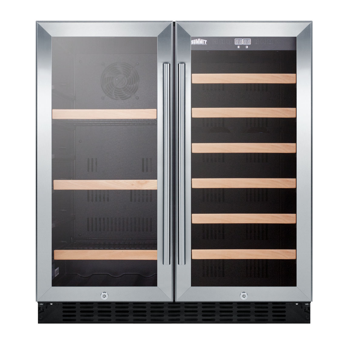 Summit Appliance Dual Zone 29.5'' 33 Bottle Wine Refrigerator - View 2 | Fridge.com