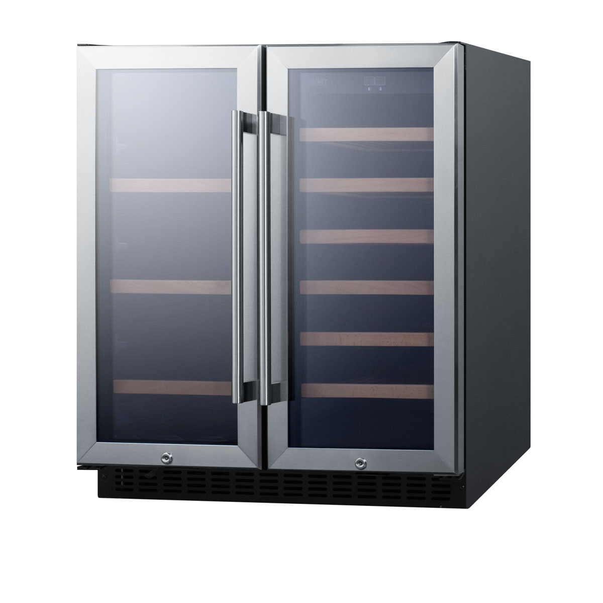 Summit Appliance Dual Zone 29.5'' 33 Bottle Wine Refrigerator - View 4 | Fridge.com