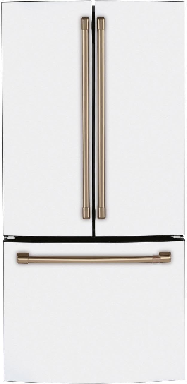 Cafe CWE19SP4NW2 18.6 cu. ft. French Door Refrigerator in Matte White, Fingerprint Resistant, Counter Depth and ENERGY STAR | Fridge.com