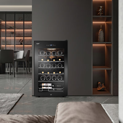 TAZPI 24 Bottle Single Zone Free-standing Wine Refrigerator | Fridge.com
