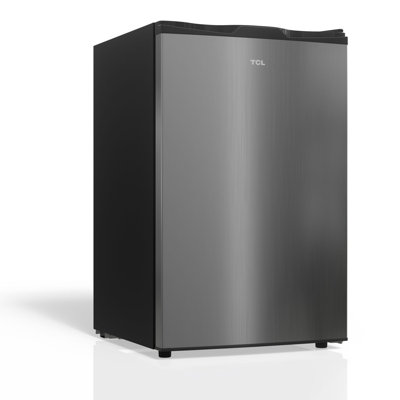 4.5 Cu. Ft. Compact Single Door Refrigerator Silver without Freezer | Fridge.com