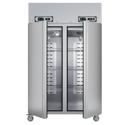 Veecool Commercial Refrigerator Freezer Combo Wifi Enabled With Smart App Control, 48" W 36 Cu.ft Dual Temperature Stainless Steel Upright Fridge And — FIN-0019587 | Fridge.com