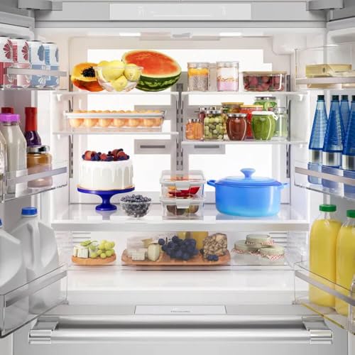 Thermador T36FL821NS 20.4 cu. ft. Stainless Counter-Depth French Door Smart Refrigerator - View 3 | Fridge.com