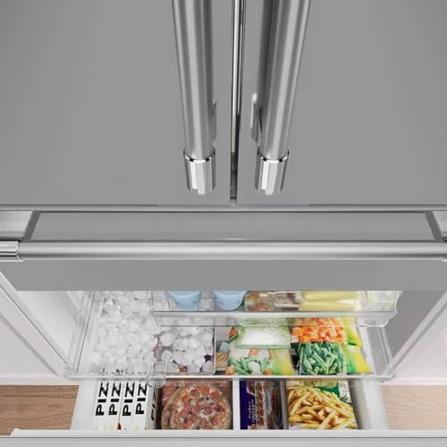 Thermador T36FL821NS 20.4 cu. ft. Stainless Counter-Depth French Door Smart Refrigerator - View 5 | Fridge.com