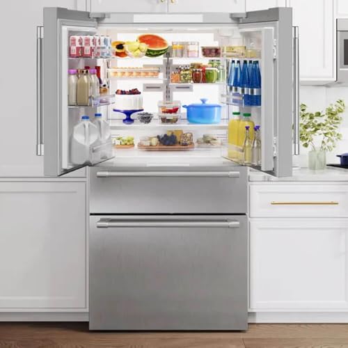 Thermador T36FL821NS 20.4 cu. ft. Stainless Counter-Depth French Door Smart Refrigerator - View 6 | Fridge.com