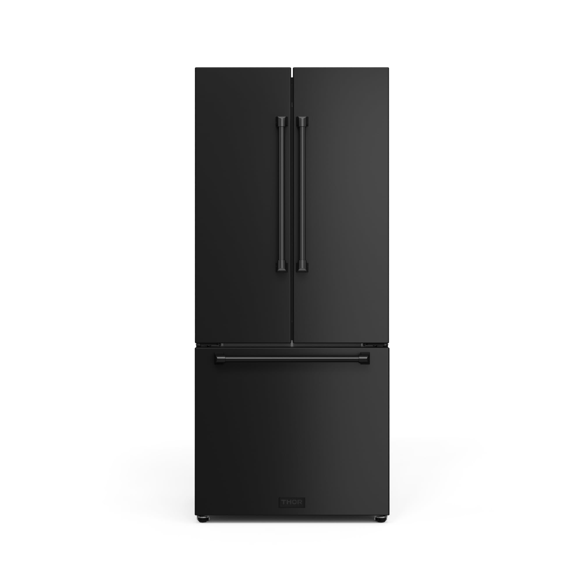 30 in. Wide Gordon Ramsay Series By Thor Kitchen 17.5 cu. ft. Counter Depth Refrigerator - Black - View 2 | Fridge.com