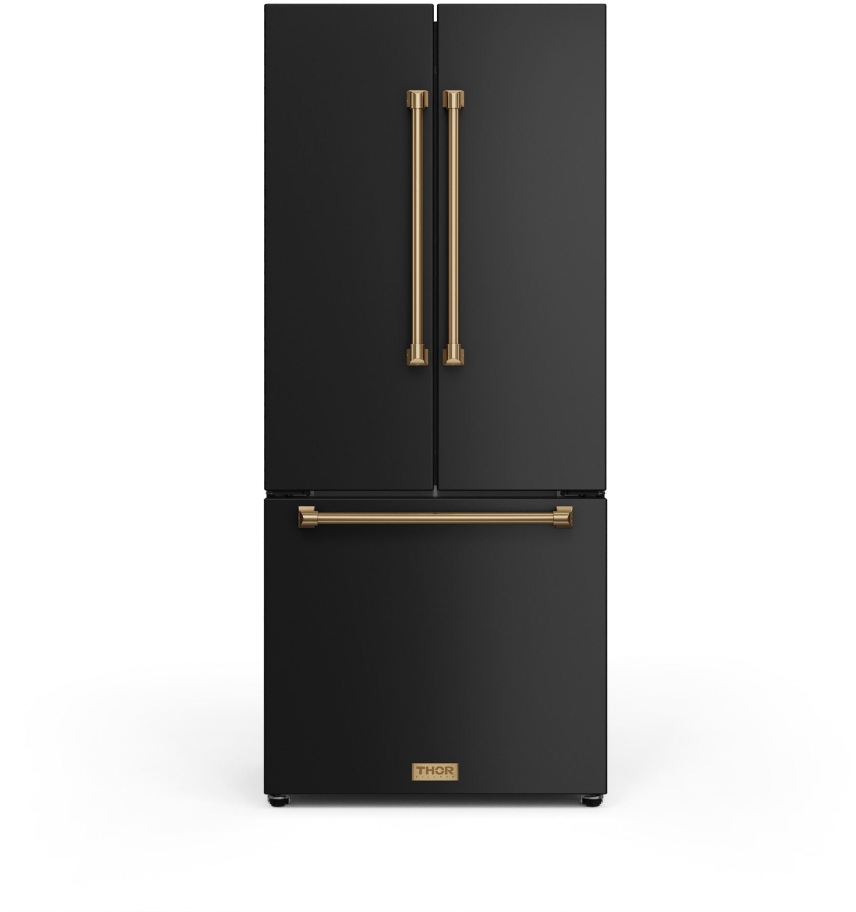 Thor Kitchen 30 Inch Kitchen Gordon Ramsay Collection 30" Counter Depth French Door Refrigerator RF3017FFD00BRZ — FIN-0018130 | Fridge.com