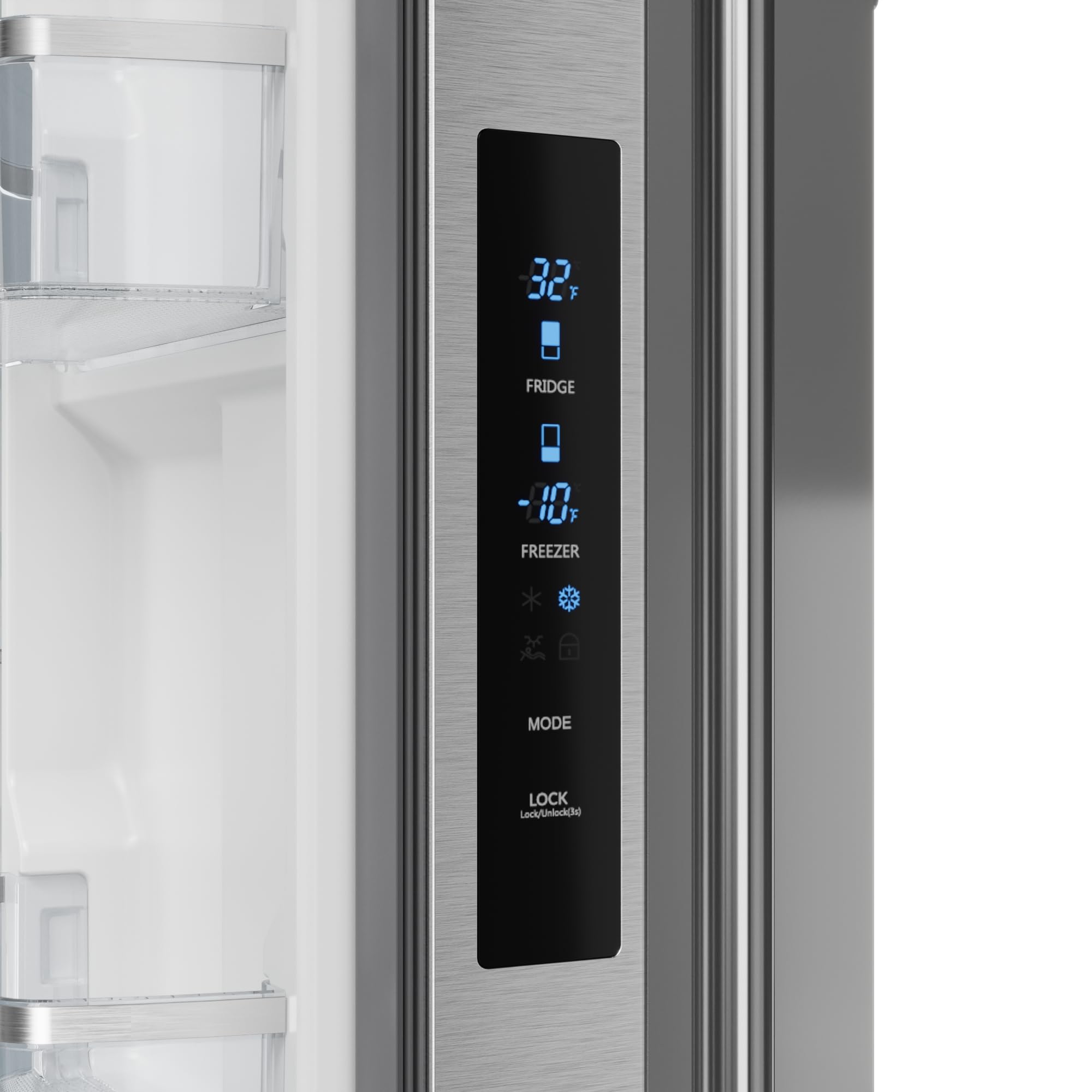 30 in. Wide Gordon Ramsay Series By Thor Kitchen 17.5 cu. ft. Counter Depth Refrigerator - Stainless Steel - View 2 | Fridge.com