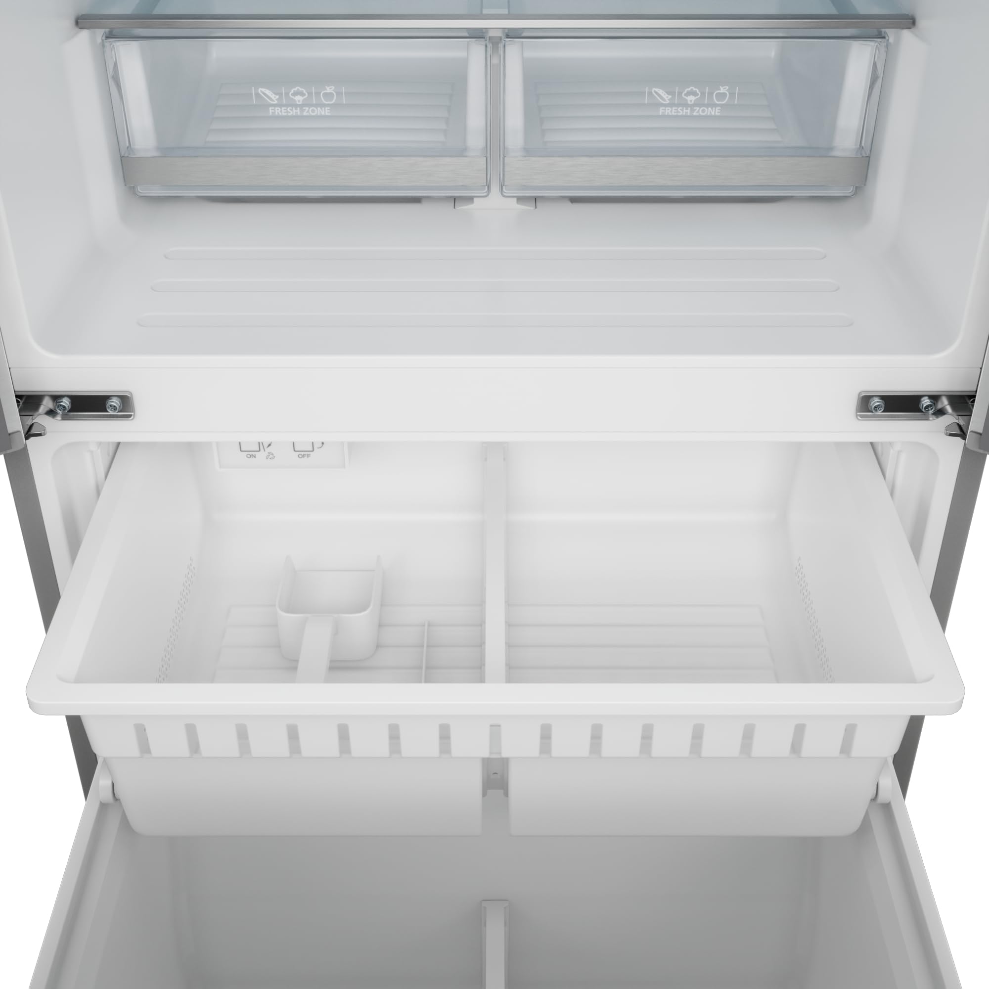 30 in. Wide Gordon Ramsay Series By Thor Kitchen 17.5 cu. ft. Counter Depth Refrigerator With Rose Gold Hardware - Stainless Steel - View 4 | Fridge.com