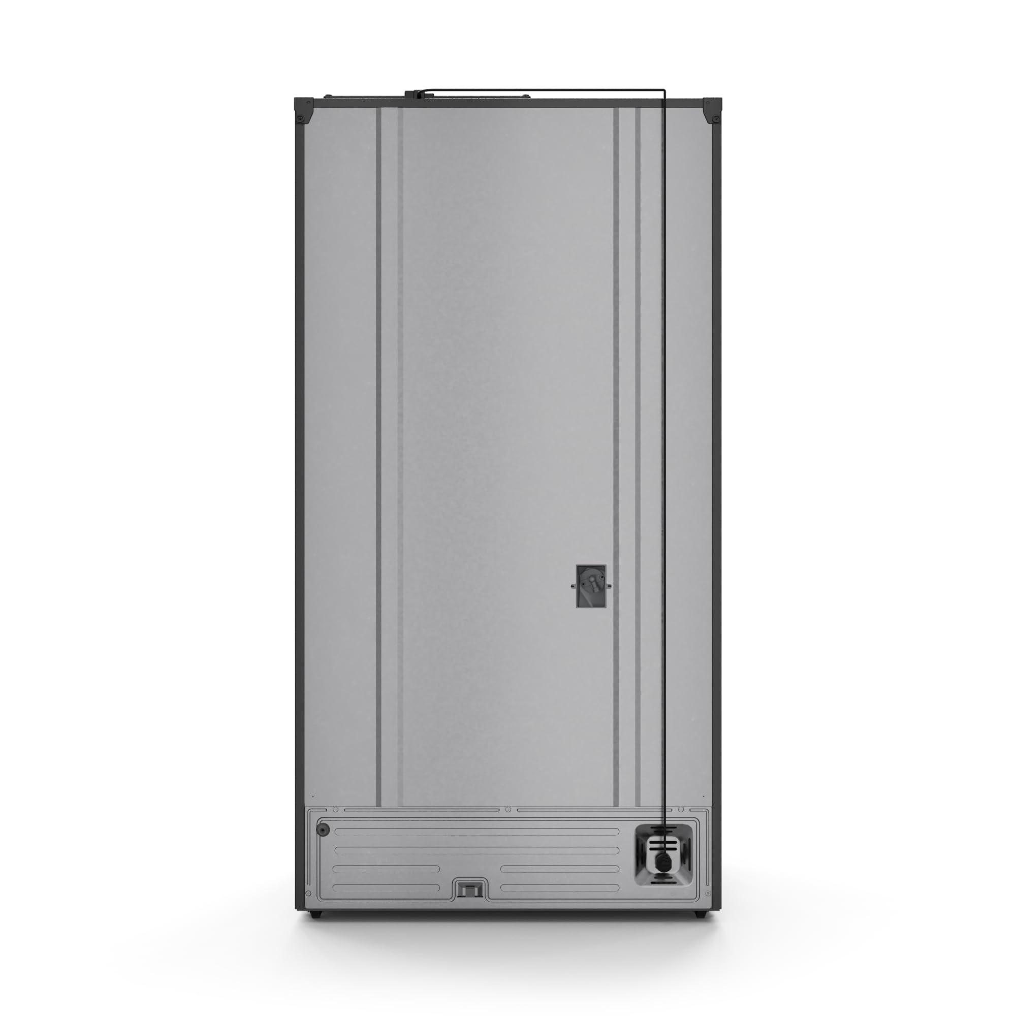 36 in. Wide Gordon Ramsay Series By Thor Kitchen 20.3 cu. ft. Counter Depth Refrigerator With Stainless Steel Hardware - Black - View 4 | Fridge.com