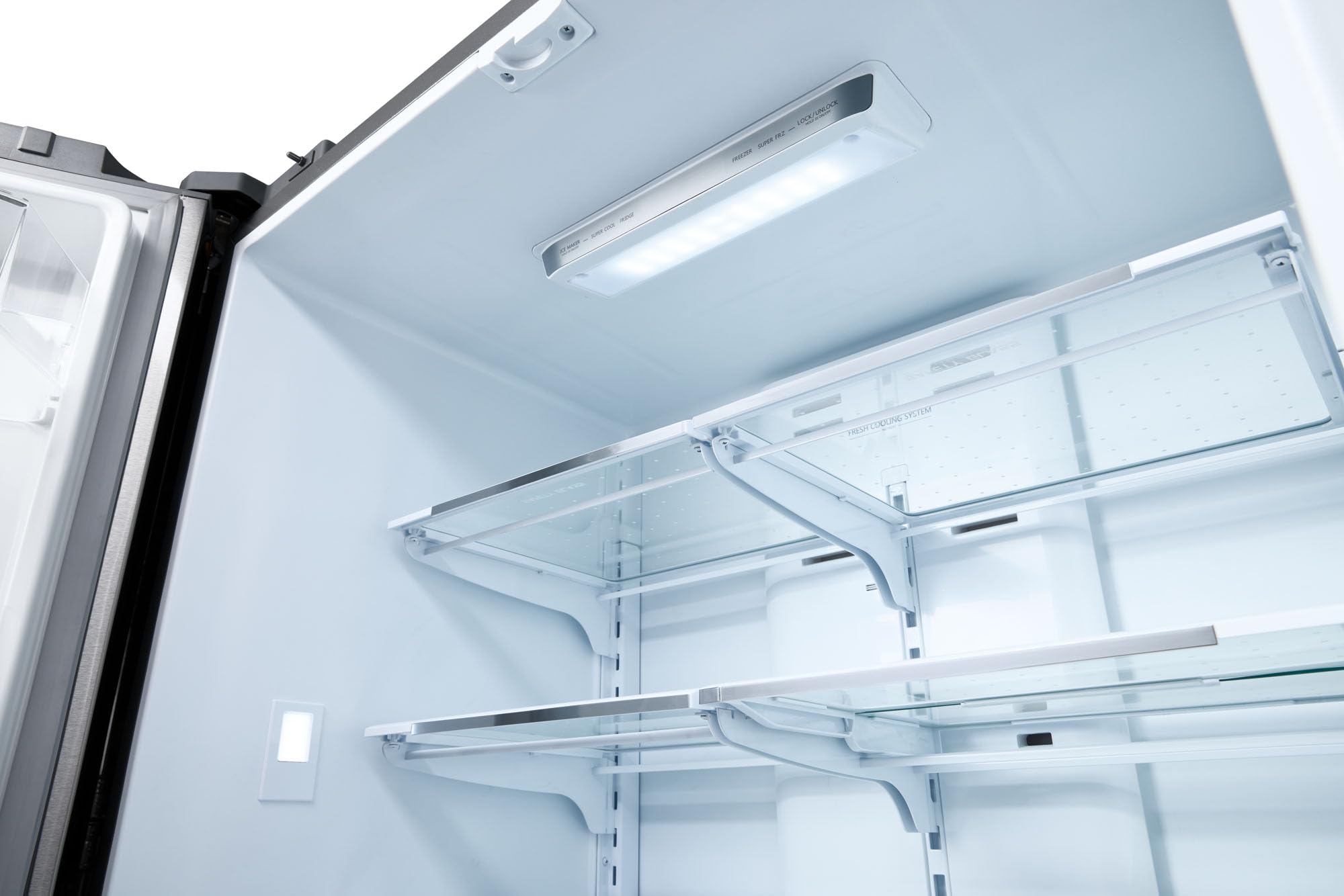 Thor Kitchen - 36 in. Wide 22.5 cu. ft. Professional French Door Counter Depth Refrigerator With Ice Maker - Stainless Steel - View 4 | Fridge.com